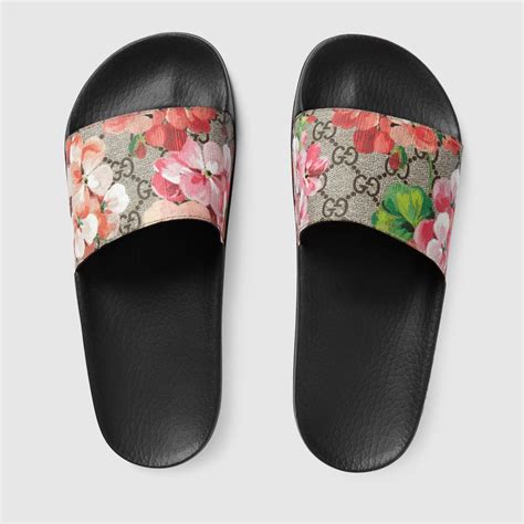 gucci bloom slides 7|Gucci Bloom slides cheap.